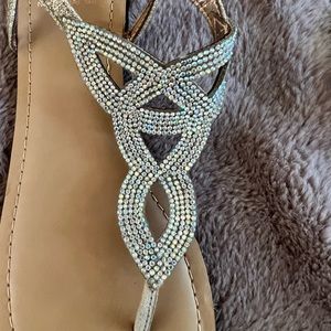 Dress sandals worn once - size 7.5